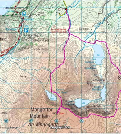 Mangerton Map